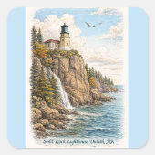 Duluth, MN, Split Rock Lighthouse Stickers (Voorkant)