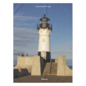 Duluth North Pier Licht tafelkleed (Voorkant)