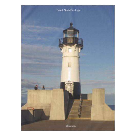 Duluth North Pier Licht tafelkleed (Voorkant)