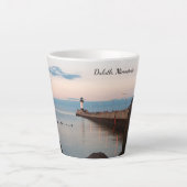 Duluth North Pier Light latte mok (Voorkant)