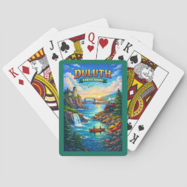 Duluth North Shore Minnesota Souvenir Poker Cards Pokerkaarten
