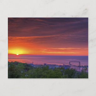 Duluth Sunrise Briefkaart