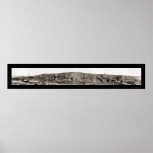 Duluth vanaf MN Point Photo 1901 Poster