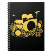 Dum Kit percussie drummer Notitieboek (Voorkant)