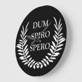 Dum spiro spero grote klok (Hoek)