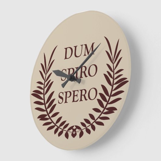 Dum spiro spero grote klok (Hoek)