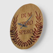 Dum spiro spero grote klok (Hoek)