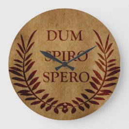 Dum spiro spero grote klok