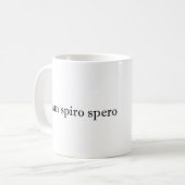 dum spiro spero koffiemok (Voorkant links)