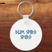 dum spiro spero Latein latin Sleutelhanger (Voorkant)
