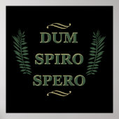 dum spiro spero poster (Voorkant)