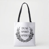 Dum spiro spero tote bag (Voorkant)