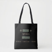 Dum spiro spero tote bag (Voorkant)
