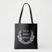 Dum spiro spero tote bag (Voorkant)