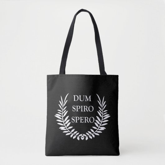 Dum spiro spero tote bag (Voorkant)