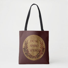 Dum spiro spero tote bag