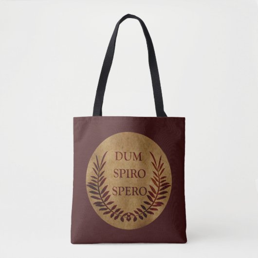 Dum spiro spero tote bag (Voorkant)