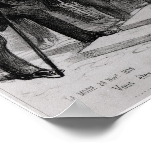 Dumas, Hugo et Balzac, die hun toelating willen ve Poster (Hoek)