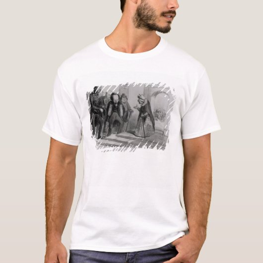 Dumas, Hugo et Balzac, die hun toelating willen ve T-shirt (Voorkant)
