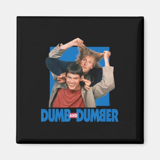 Dumb and Dumber beroemd gemaakt door Lloyd Christm Magneet (Voorkant)
