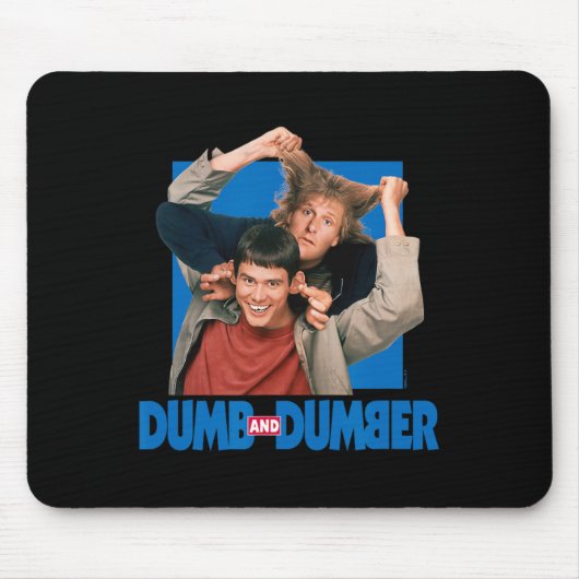 Dumb and Dumber beroemd gemaakt door Lloyd Christm Muismat (Voorkant)