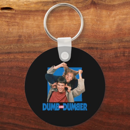 Dumb and Dumber beroemd gemaakt door Lloyd Christm Sleutelhanger (Voorkant)