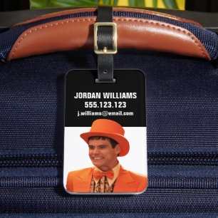 Dumb and Dumber Lloyd Christmas Bagagelabel