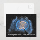 Dumb Bell Nebula Briefkaart (Voorkant / Achterkant)