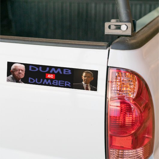 Dumb Democraten Bumpersticker (Op Truck)