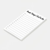 Dumb dingen die ik moet doen om lijst te maken post-it® notes (Schuin)