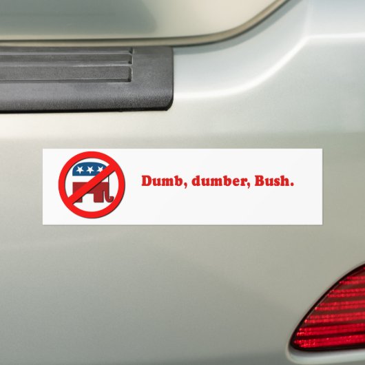 Dumb Dumber Bumpersticker (Op auto)