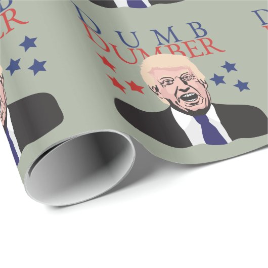 Dumb Dumber Donald Trump satire Cadeaupapier (Rol Hoek)