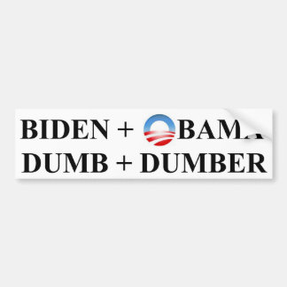 Dumb en Dumber Bumpersticker