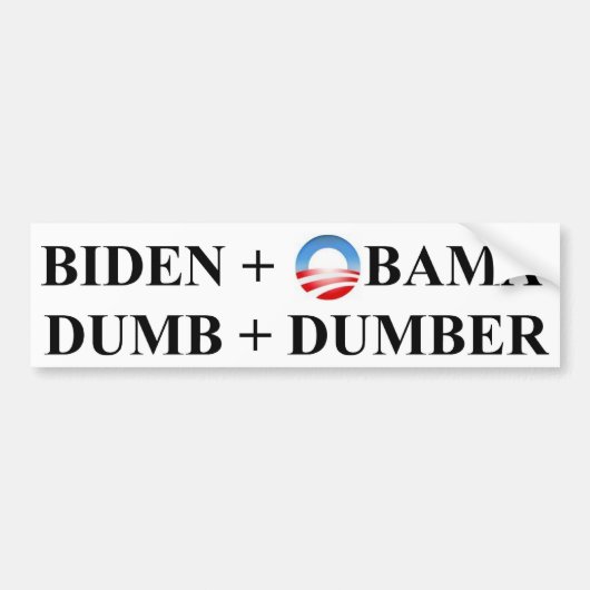 Dumb en Dumber Bumpersticker (Voorkant)