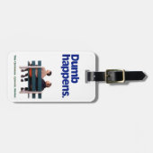 Dumb en Dumber | Duim gebeurt Bagagelabel (Voorkant horizontaal)