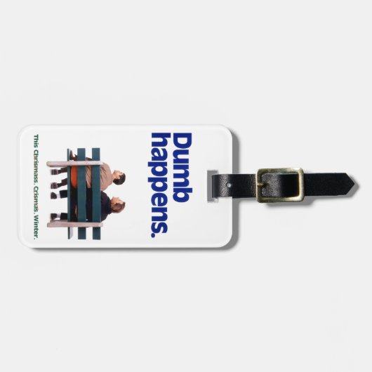 Dumb en Dumber | Duim gebeurt Bagagelabel (Voorkant horizontaal)