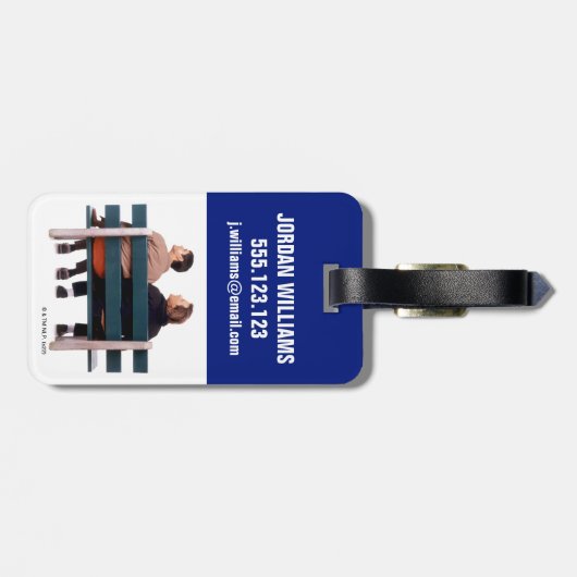 Dumb en Dumber | Duim gebeurt Bagagelabel (Achterkant horizontaal)