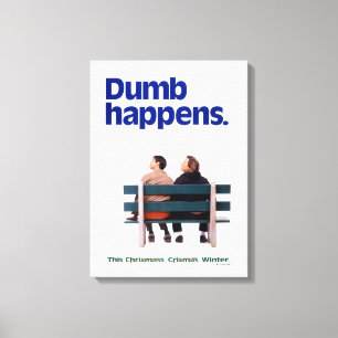 Dumb en Dumber   Duim gebeurt Canvas Afdruk