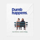 Dumb en Dumber | Duim gebeurt Fleece Deken (Voorkant)