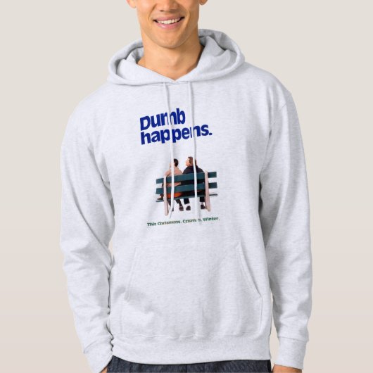 Dumb en Dumber | Duim gebeurt Hoodie (Voorkant)
