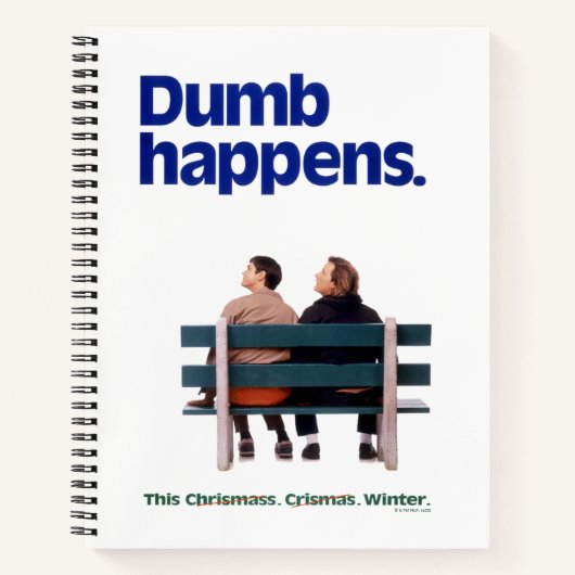 Dumb en Dumber | Duim gebeurt Notitieboek (Voorkant)