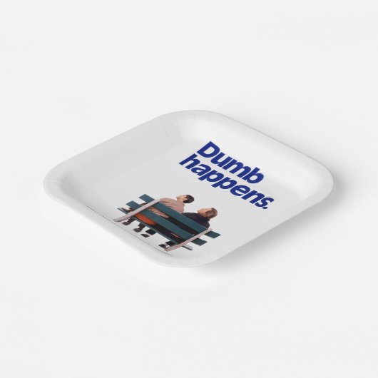 Dumb en Dumber | Duim gebeurt Papieren Bordje (Gebogen)