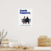 Dumb en Dumber | Duim gebeurt Poster (Keuken)