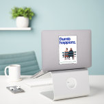 Dumb en Dumber | Duim gebeurt Sticker<br><div class="desc">Bekijk dit leuke ontwerp van de Warner Brothers 1994 film Dumb en Dumber die Jim Carrey en Jeff Daniels op een parkbank beginnen te roepen.</div>