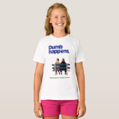 Dumb en Dumber | Duim gebeurt T-shirt (Voorkant volledig)