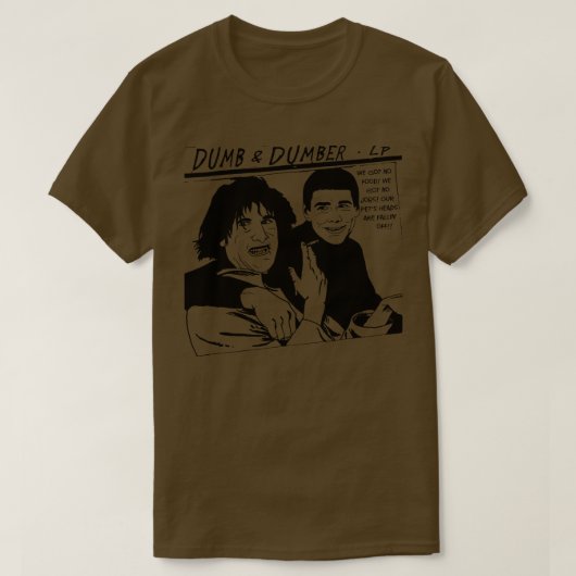 Dumb en Dumber Goo Parodie T-shirt (Design voorkant)