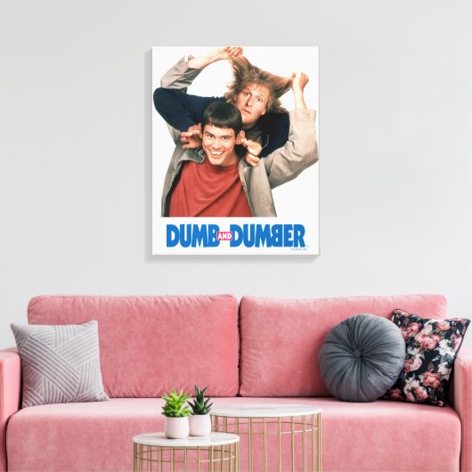 Dumb en Dumber | Lloyd en Harry Canvas Afdruk (Insitu (Woonkamer))