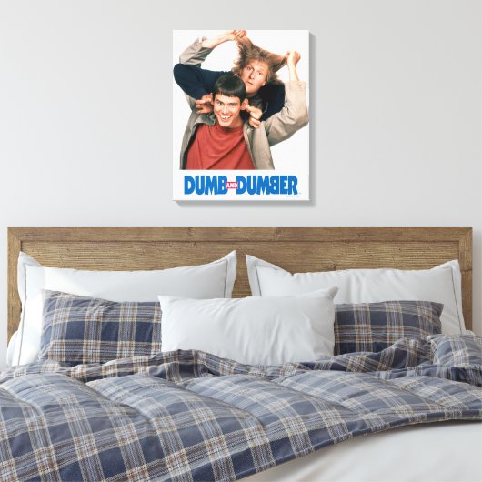 Dumb en Dumber | Lloyd en Harry Canvas Afdruk (Insitu (Slaapkamer))