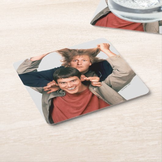 Dumb en Dumber | Lloyd en Harry Kartonnen Onderzetters (Schuin)