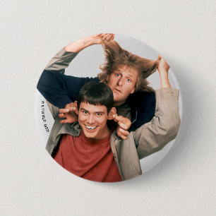 Dumb en Dumber   Lloyd en Harry Ronde Button 5,7 Cm